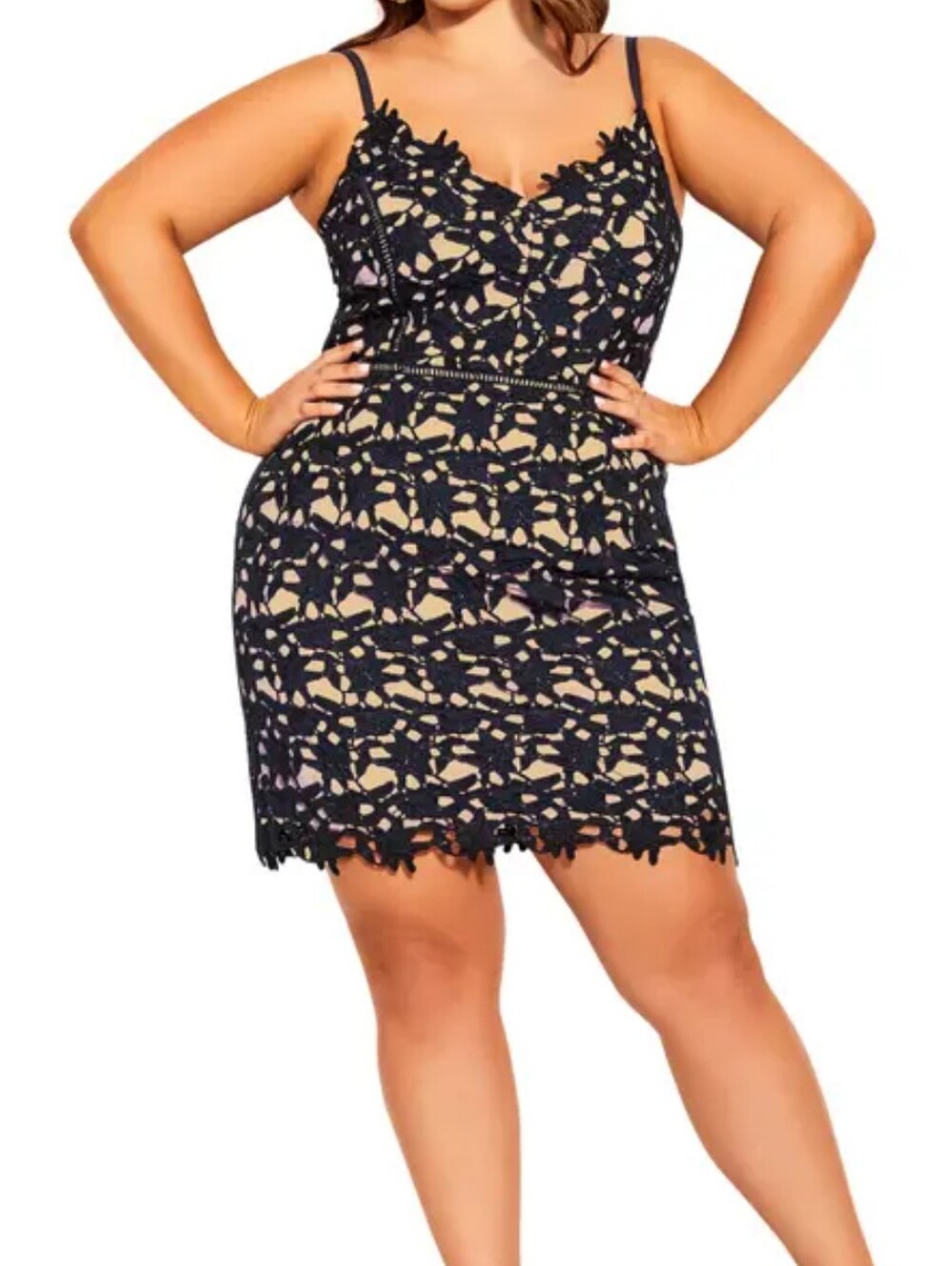 City Chic Lace Dress